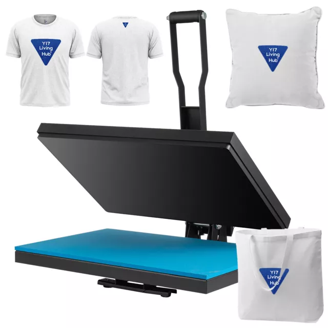 Large Size 16"x24'' Clamshell Heat Press Machine Sublimation Transfer T-shirt 3