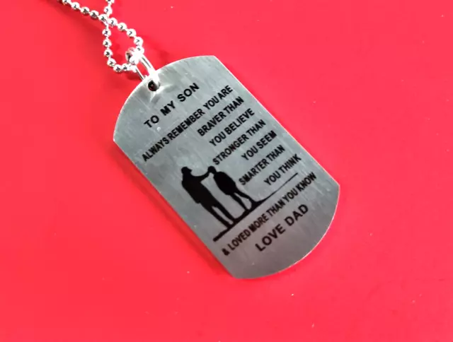 Dog Tag Gift for Brother my Brother Dog Tag Songoku & Vegeta Military  Chain-D304