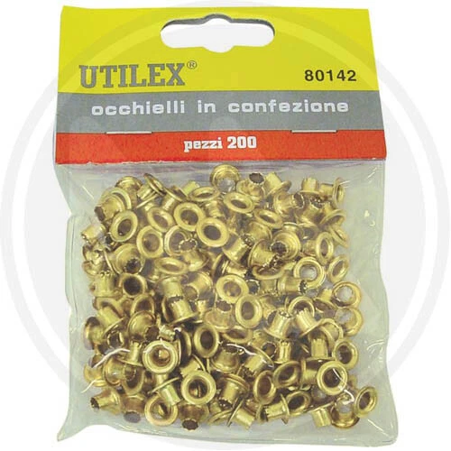 Ista Tools Occhielli, Occhiello DIN 7332, 10 Mm – 16 Mm, Ottone, Acciaio, Acciaio Inossidabile, Occhiello Per Telone, Striscione (250, 10 Mm Ottone (nero - Foto 3