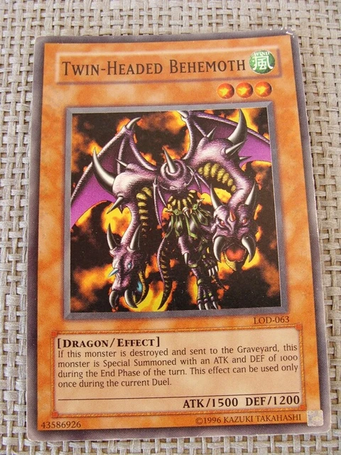 Twin-Headed Behemoth YuGiOh card MA-14 MP