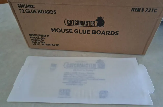 72 Count Catchmaster 72TC Mouse Glue Boards