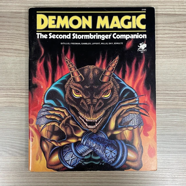 Livre Stormbringer - Livre De Magie Pour Jeu De Rôle Oriflam, Occasion état Correct
