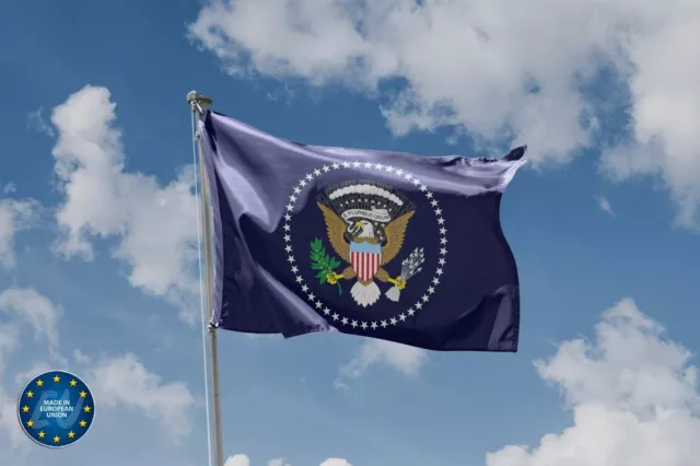 US-Präsident Flagge, einzigartiges Design, 3x5 Fuß / 90x150 cm, Made in EU 2