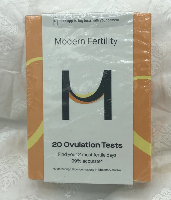 Tiras reactivas de ovulación de fertilidad modernas 20 quilates 8/5/23 selladas