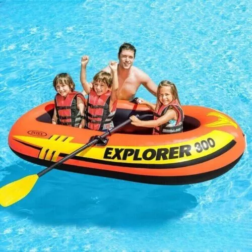 PVC Thickened Kayak Inflatable Boat Rubber Boat Fishing Boat Outdoor Punch Boat 3