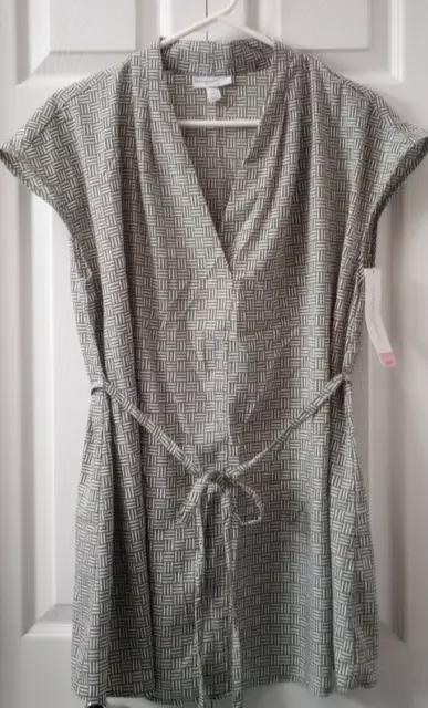 Liz Lange Maternity Top  Blouse Tunic L  NWT