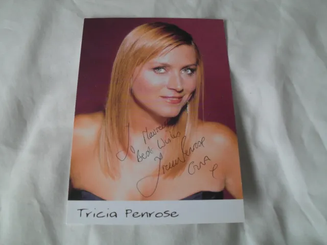 TRICIA PENROSE - autographed cast card photo signed by Tricia Penrose HEARTBEAT