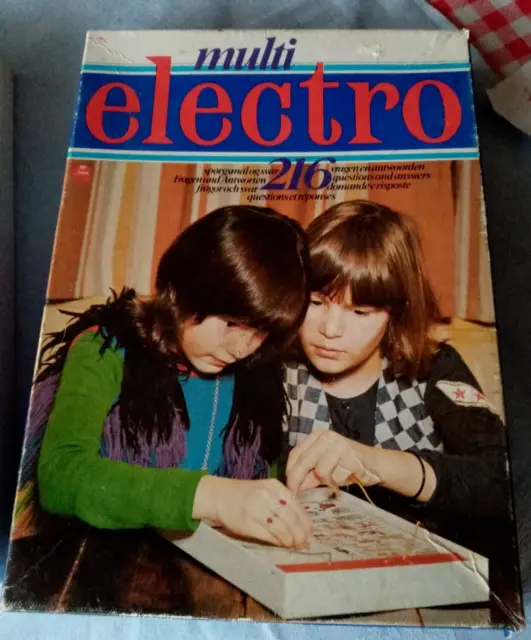 Ancien Jeu De Societe "Multi Electro " Edition 1966