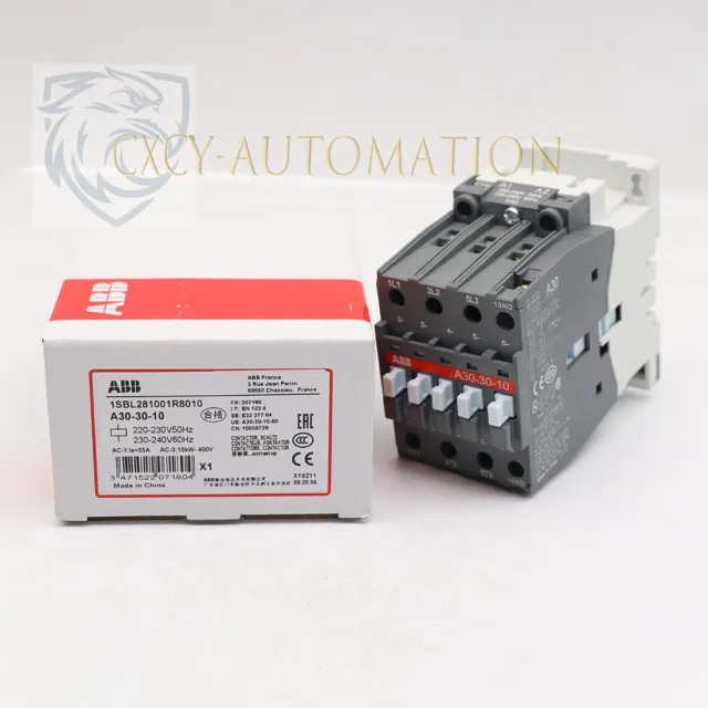 Brand New ABB A30-30-10 AC220V AC Contactor IN BOX  1Pcs.