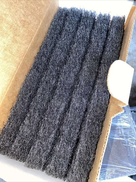 Norton Bear-Tex 52211 Black Utility Pads 45/8” X 10” Qty. 5