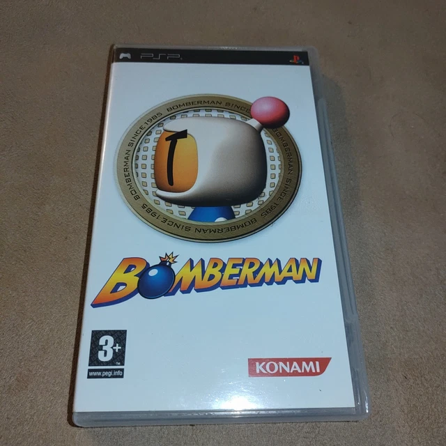 BOMBERMAN SONY PSP HANDHELD RARE.  Includes manual.  Game needs re-casing.
