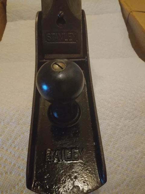 Vintage STANLEY BAILEY No. 7 Jointer Plane Corrugated Bottom Made in USA 2