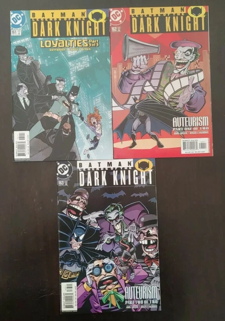 Run Of 3 2003 Batman Legends Of The Dark Knight #161-163 Bagged And Boarded