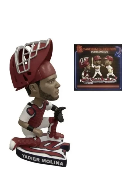 Yadier Molina St. Louis Cardinals Legends Connecting Bobblehead *NEW SIB*