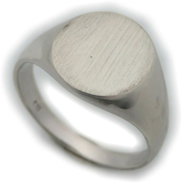Bague Pour Homme En Argent Massif - Taille 59 - Monogramme BM - Occasion