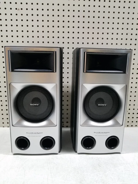 Sony SS-RSX80 - Pair Of Bookshelf Speakers -  TESTED WORKING HOME AUDIO