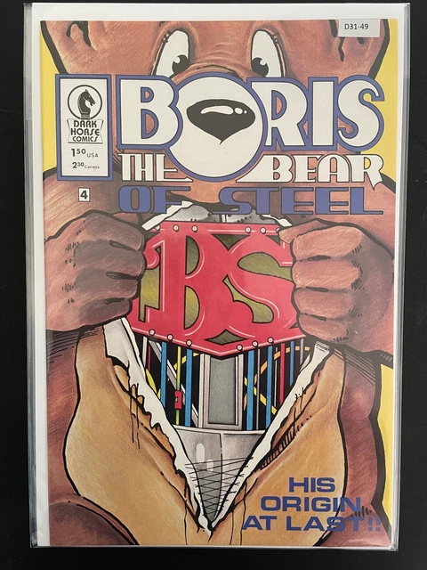 Boris the Bear #4 1987 Variant High Grade 9.2 Dark Horse Comic D31-49