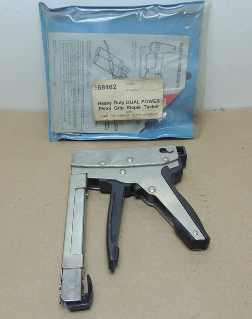 SEARS/CRAFTSMAN HEAVY DUTY Dual Power Hand STAPLER MODEL, 60 OFF