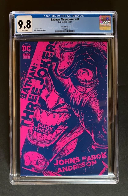 Batman: Three Jokers #3 (DC Black Label) Variant B, Jason Fabok 1:25 - CGC 9.8