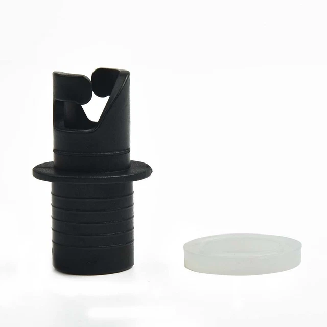 Adaptateur Tuyau Pour Pompe à Air De Bateau Gonflable - PVC Noir 20x46mm, Neuf