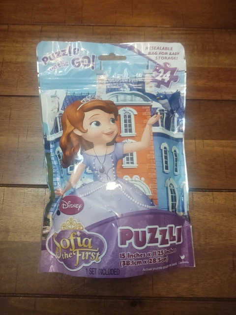 DISNEY JUNIOR - Sofia the First 24 Piece Jigsaw Puzzle - On the Go ...