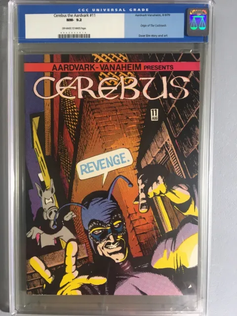 Cerebus the Aardvark #11, Origin of Cockroach, DAVE SIM, CGC, 9.2