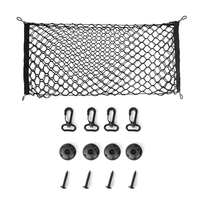 Envelope Style Trunk Cargo Net Storage Organizer Universal Bag Hook for car Rear