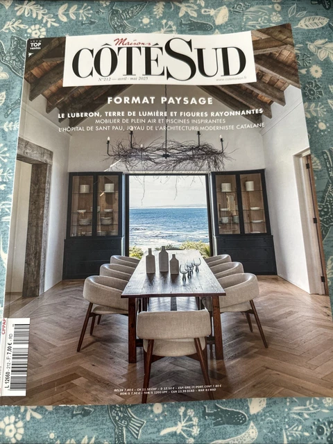 MAISONS COTE SUD MAGAZINE NO 212 April/May 2025 £16.32 - PicClick UK