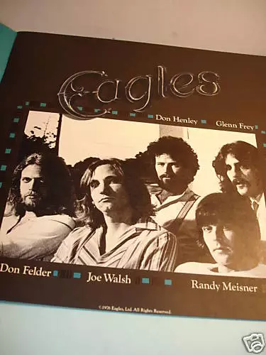 Eagles Tour Book 1976 Glenn Frey Concert Program VGC 11" Joe Walsh Don Henley