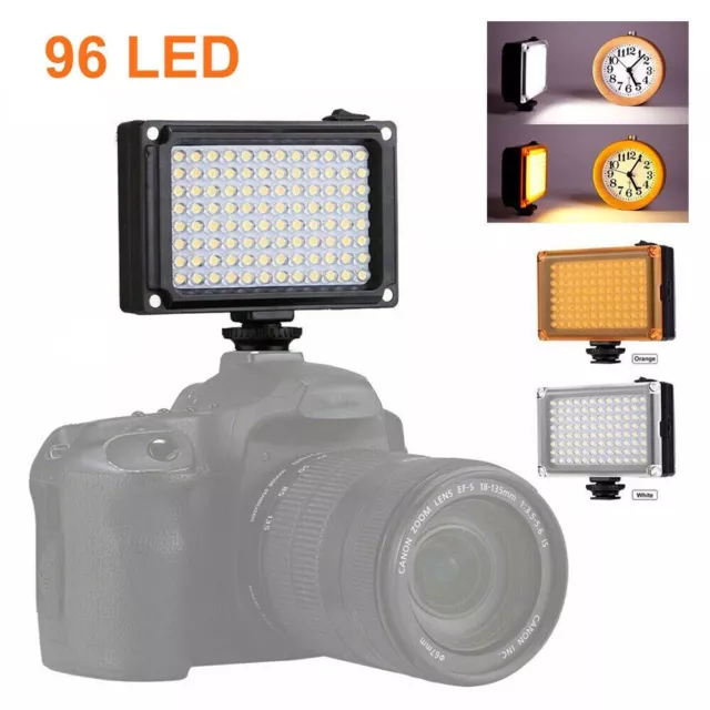 Videoleuchte Photography 96Led Light Fotostudio Kamera Licht Dimmbare Fotolampe~