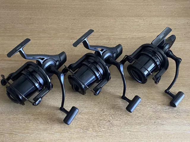 Set of 3 Fox 12000 XC Big Pit Fishing Reels Carp Fishing CRL083