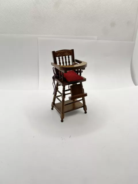 Dolls house 1:12th scale Reed High Chair