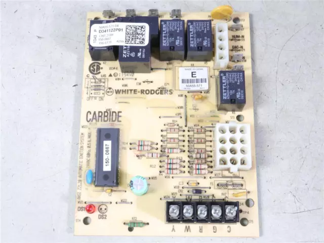 White Rodgers 50A55-571 CNT2789 Furnace Control Circuit Board D341122P01