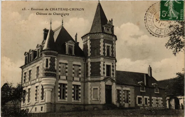 CPA AK Env. de CHATEAU-CHINON - Chateau de CHAMPIGNY (518033)