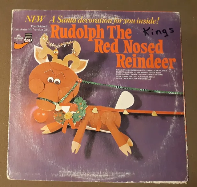 GENE AUTRY RUDOLPH the Red Nosed Reindeer Christmas by Pickwick 33rpm ...