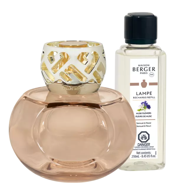 Maison Berger (Lampe Berger) Senso Gift Set Lamp with 250ml Musk Flowers