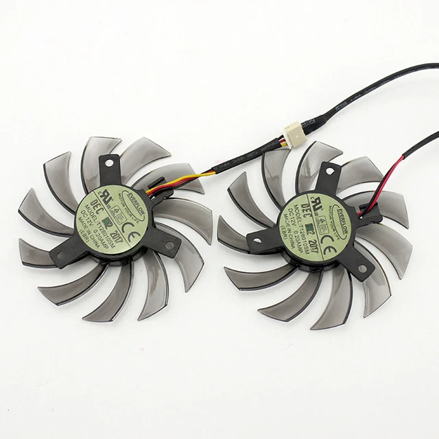 New T128010SM 12V 0.20A Graphics Cooling Fan for GV-N560OC GTX670 GTX580 560ti