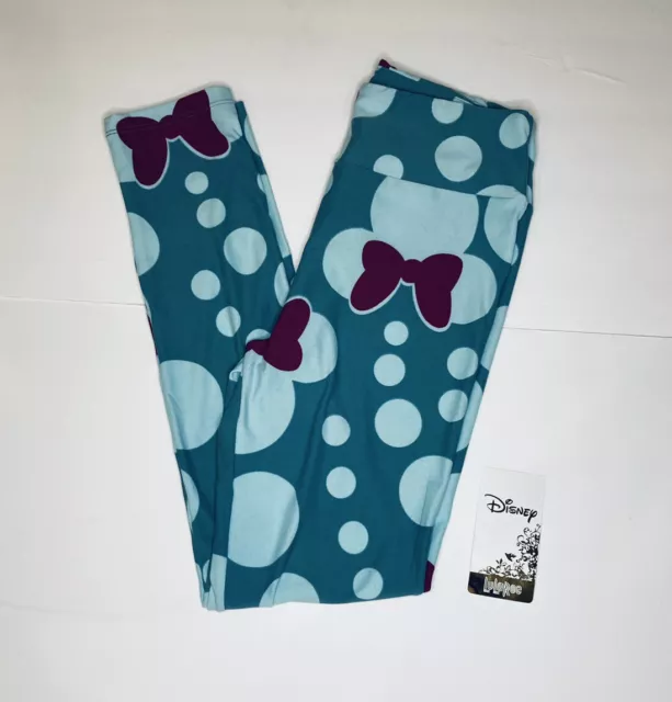 NWT LuLaRoe DISNEY Leggings LLR OS One Size Minnie OR Mickey Mouse