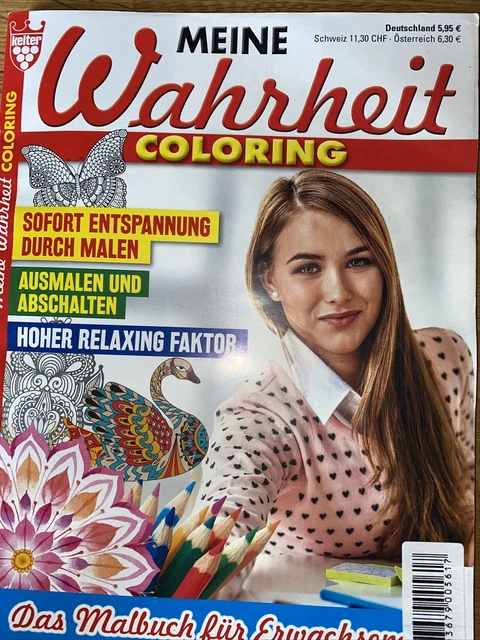 NEU! Meine Wahrheit Coloring - Ausmalen & Wohlfühlen…ca.140 Seiten