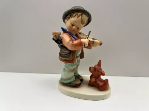Hummel Figura 1 Violinista Con Perro 13 Cm. 1 Wahl - Superior Estado