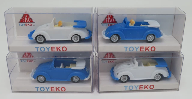 Micro Voiture Seat 600 + Caravane - Échelle 1/87 - Marque Toyeko - Neuf - Modélisme Miniature