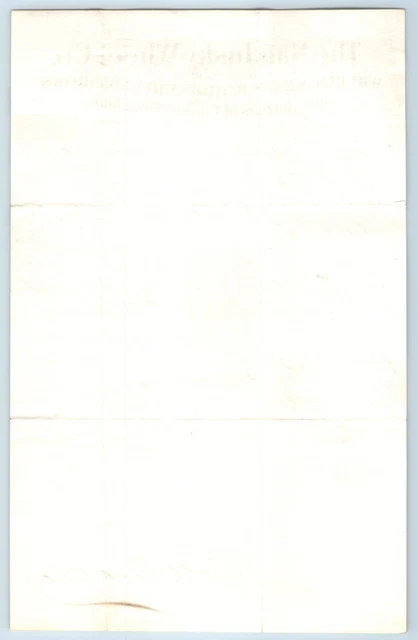 Antique Letterhead Vintage Sandusky Wheel Co. OH Wheels Wheelbarrows Wood 1870 2