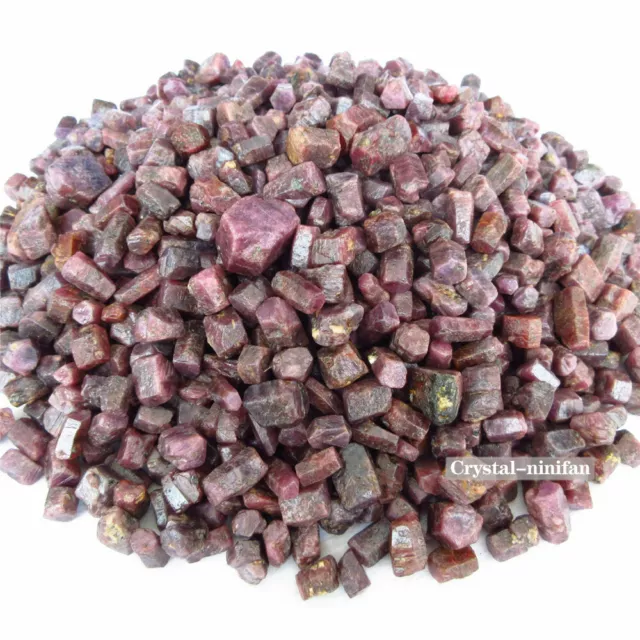 100g Natural Ruby Rough Crystal Gemstones Bulk Stone Raw Untreated Red