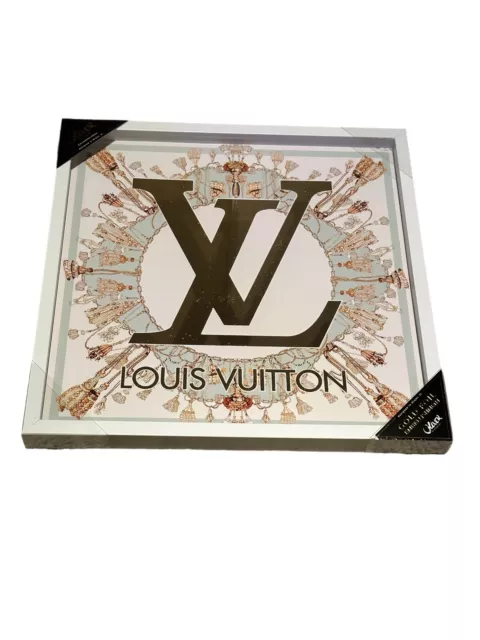 Design District Canvas Fashion Wall Print Louis Vuitton Supreme Glitter  Red28x21