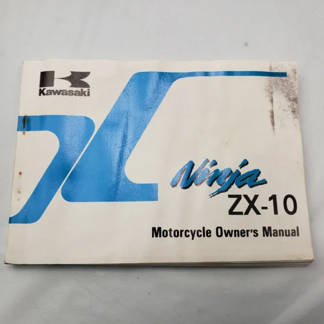 1989 Kawasaki Ninja 1000 ZX1000 Owner's Manual Book OEM ORIGINAL 99920-1442-01