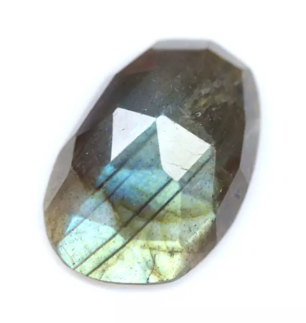 6.35 Ct Certified Natural Multi Fire Labradorite Untreated Facet Loose Gemstone