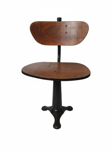 Tabouret Singer 1930 en fonte à vis