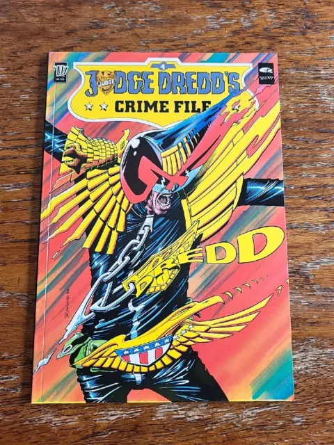 2000ad Judge Dredd's Crime File #4 Graphic Novel 1989