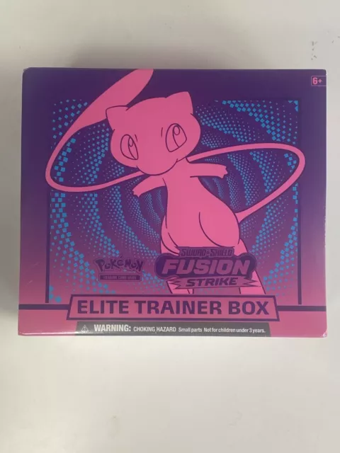 Box allenatore Pokemon Fusion Strike Elite inglese NUOVO + IMBALLO ORIGINALE ETB