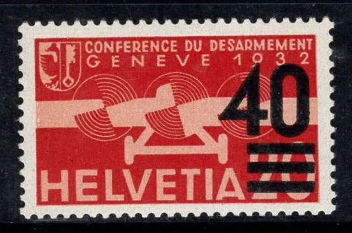 Schweiz 1937 Mi. 310 Postfrisch 100% Flugpost 40 C